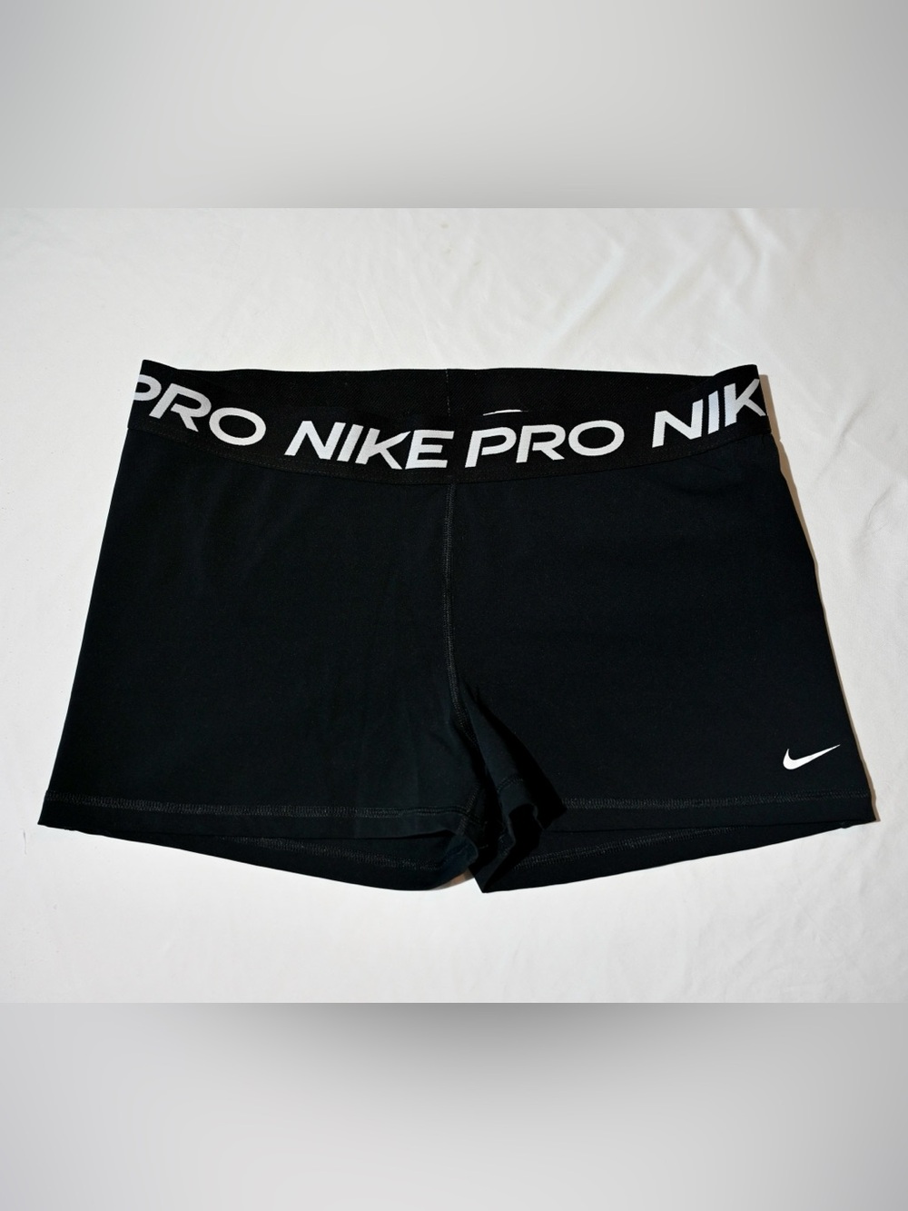 Nike Pro Dri-FIT 3” Shorts XXL Black White Compression Training Workout